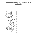 SURFACE UNIT RCK886-1 (242898) Diagram and Parts List for RC8800XLH  Whirlpool Cooktop