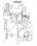 SECTION Diagram and Parts List for LE4900XMW1  Whirlpool Dryer
