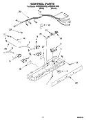 CONTROL, OPTIONAL Diagram and Parts List for 4KSRS25CHW02  KitchenAid Refrigerator