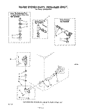 WATER SYSTEM Diagram and Parts List for LA6680XPW1  Whirlpool Washer