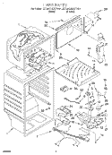 LINER Diagram and Parts List for ET20GMXFW01  Whirlpool Refrigerator