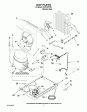 UNIT PARTS Diagram and Parts List for KUIC18PNTS4  KitchenAid Ice Maker