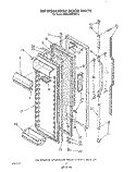 REFRIGERATOR DOOR Diagram and Parts List for KSRS25QWAL13  KitchenAid Refrigerator