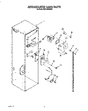 REFRIGERATOR LINER Diagram and Parts List for KSSS42DAX03  KitchenAid Refrigerator