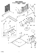 UNIT PARTS Diagram and Parts List for ET1MTKXKT08  Whirlpool Refrigerator