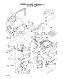 WATER DISTRIBUTION Diagram and Parts List for EC5100XT1  Whirlpool Ice Maker