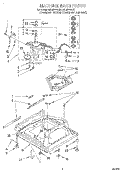 MACHINE BASE Diagram and Parts List for LSL9244EZ0  Whirlpool Washer