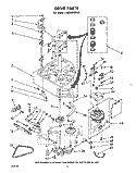 DRIVE Diagram and Parts List for LA6800XMW0  Whirlpool Washer