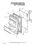 Part Location Diagram of LIT2154703 Whirlpool Service & Wiring Sheet