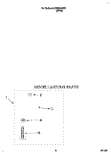 MISCELLANEOUS Diagram and Parts List for 3LSP8255BW0  Whirlpool Washer
