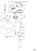 OPTIONAL PARTS Diagram and Parts List for ACM492XA1  Whirlpool Air Conditioner