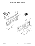 Part Location Diagram of WPW10446411 Whirlpool Console