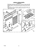 INSTALLATION Diagram and Parts List for R153  Whirlpool Air Conditioner