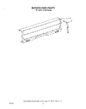 BACKGUARD Diagram and Parts List for SF302ESPW0  Whirlpool Range