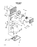 UNIT, LIT/OPTIONAL Diagram and Parts List for BFR51  Whirlpool Air Conditioner