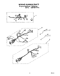 WIRING HARNESS Diagram and Parts List for RM280PXAQ0  Whirlpool Wall Oven
