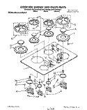 SECTION Diagram and Parts List for KGCT365XBL3  KitchenAid Cooktop