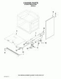 CHASSIS PARTS Diagram and Parts List for KDRU707VSS03  KitchenAid Range