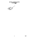 MISCELLANEOUS, LIT/OPTIONAL Diagram and Parts List for RUD3006DB3  Roper Dishwasher