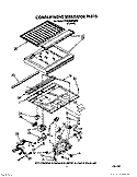 COMPARTMENT SEPARATOR Diagram and Parts List for ET25DMXXN00  Whirlpool Refrigerator