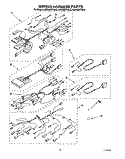 WIRING HARNESS Diagram and Parts List for KERH507YWH0  KitchenAid Range