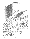 UNIT Diagram and Parts List for ET18HKXSW20  Whirlpool Refrigerator