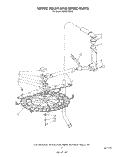 UPPER WASH AND RINSE Diagram and Parts List for KUDS21MS2  KitchenAid Dishwasher