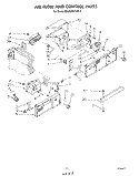 AIR FLOW AND CONTROL Diagram and Parts List for ED22EMXPWR2  Whirlpool Refrigerator