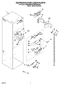 REFRIGERATOR LINER PARTS Diagram and Parts List for KSSS42FMB02  KitchenAid Refrigerator
