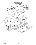 CONTROL Diagram and Parts List for KSRB25QXBL11  KitchenAid Refrigerator