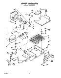 UPPER UNIT Diagram and Parts List for KSSS36DBW01  KitchenAid Refrigerator