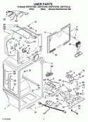 LINER PARTS Diagram and Parts List for GR2FHTXVB01  Whirlpool Refrigerator
