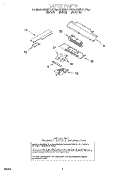 LATCH Diagram and Parts List for KEMS377DBL4  KitchenAid Microwave Oven Combo