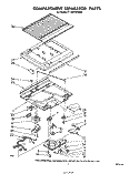 COMPARTMENT SEPARATOR Diagram and Parts List for ET18GKXSW00  Whirlpool Refrigerator
