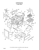 Part Location Diagram of 4336956 Whirlpool Frame, Front