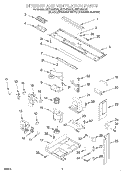 INTERIOR AND VENTILATION Diagram and Parts List for MH7140XFZ0  Whirlpool Microwave