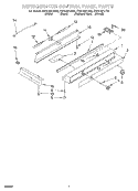 REFRIGERATOR CONTROL PANEL Diagram and Parts List for KSSC48FJS00  KitchenAid Refrigerator
