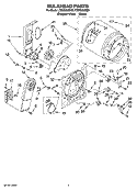 BULKHEAD PARTS, OPTIONAL PARTS (NOT INCLUDED) Diagram and Parts List for CEDS663SB0  Crosley Dryer
