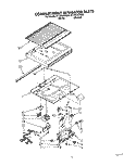 COMPARTMENT SEPARATOR Diagram and Parts List for ET18YKXAW00  Whirlpool Refrigerator