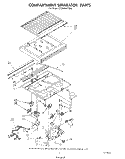 COMPARTMENT SEPARATOR Diagram and Parts List for ET20PKXTF00  Whirlpool Refrigerator