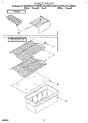 SHELF Diagram and Parts List for ET14JKYDN00  Whirlpool Refrigerator