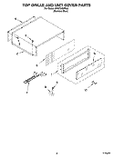 Part Location Diagram of 2257401S Whirlpool GRILL-UPPR