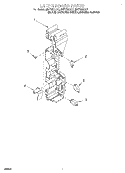 LATCH BOARD Diagram and Parts List for MH7130XEQ1  Whirlpool Microwave