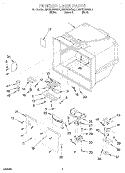FREEZER LINER Diagram and Parts List for KBRS22KGWH1  KitchenAid Refrigerator