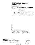 BACKGUARD Diagram and Parts List for 1303^0A  Whirlpool Range