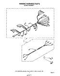 WIRING HARNESS Diagram and Parts List for RB130PXK2  Whirlpool Wall Oven