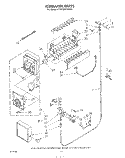 ICE MAKER , PARTS NOT ILLUSTRATED Diagram and Parts List for KTRF18MTPL00  Whirlpool Refrigerator