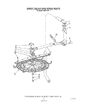 UPPER WASH AND RINSE Diagram and Parts List for 4KUDP220T1  KitchenAid Dishwasher