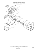 ICE CONTAINER Diagram and Parts List for KSRF42DTX02  KitchenAid Refrigerator