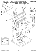 Part Location Diagram of 3397208 Whirlpool PANEL-CNTL